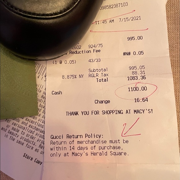 GUCCI Princeton Fur Slides SIZE GUCCI 8 100% Authentic with the receipt NEW - Picture 6 of 8